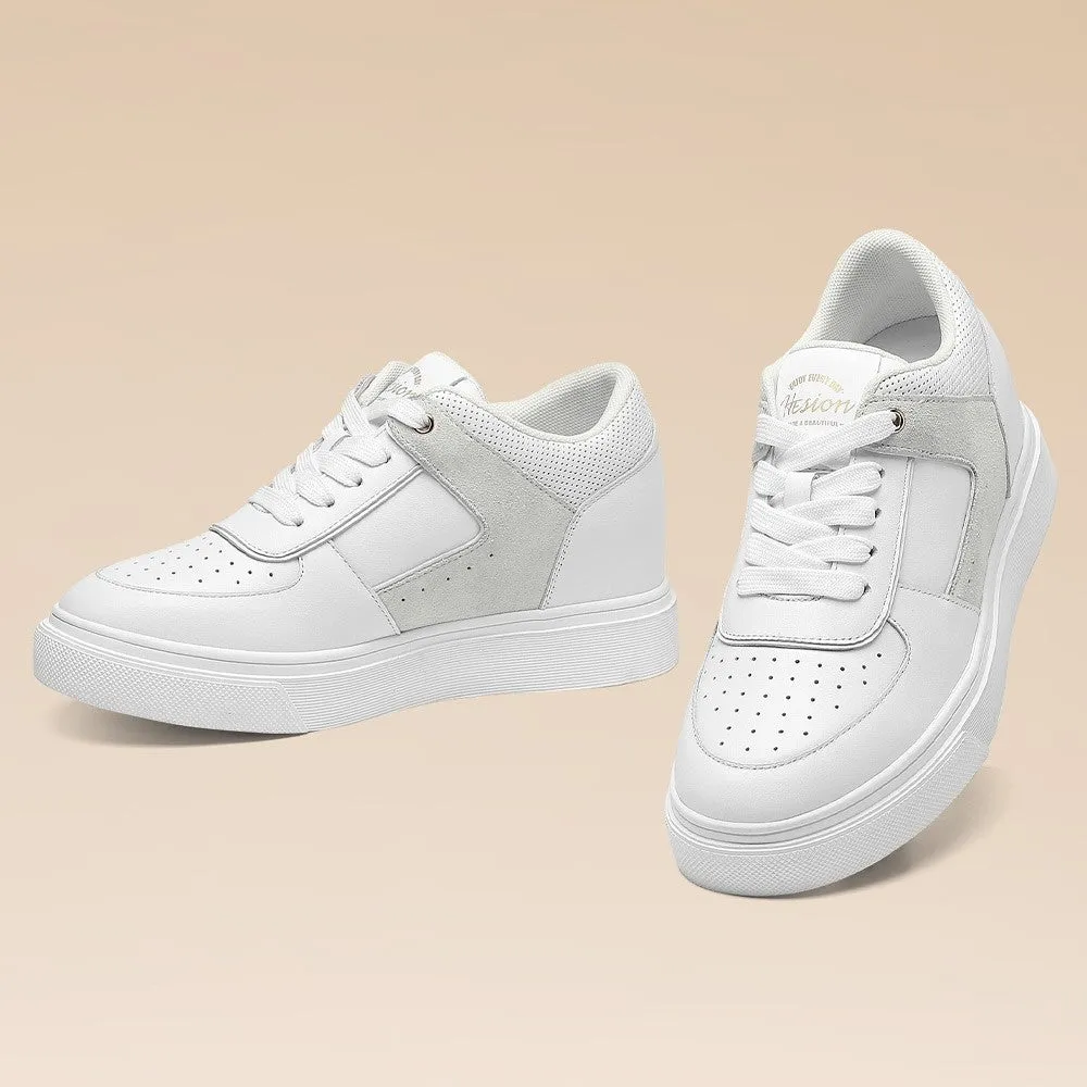 7 CM/2.76 Inches CMR CHAMARIPA Women's Height Increasing Sneakers