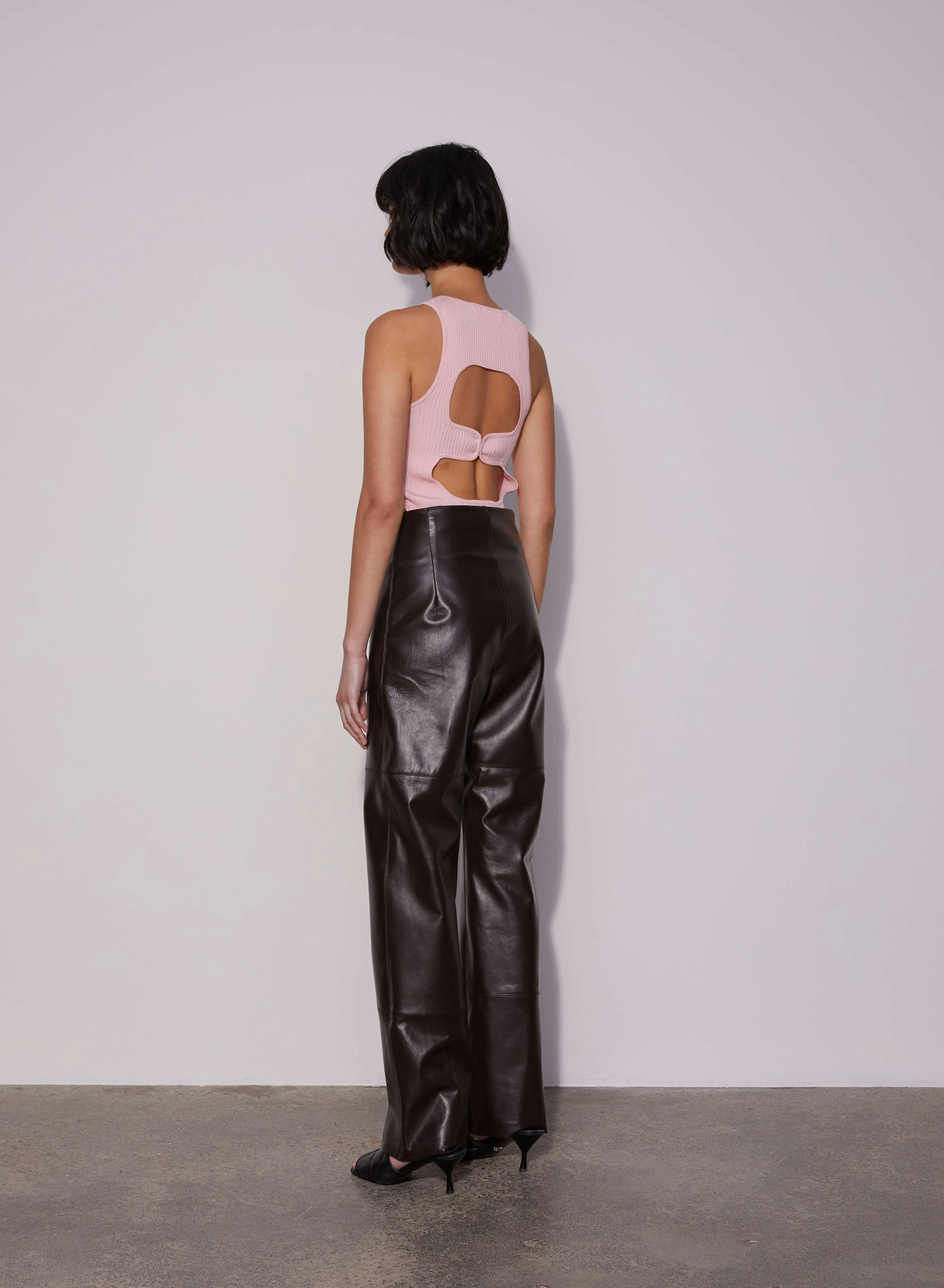 ALLY LEATHER TROUSERS