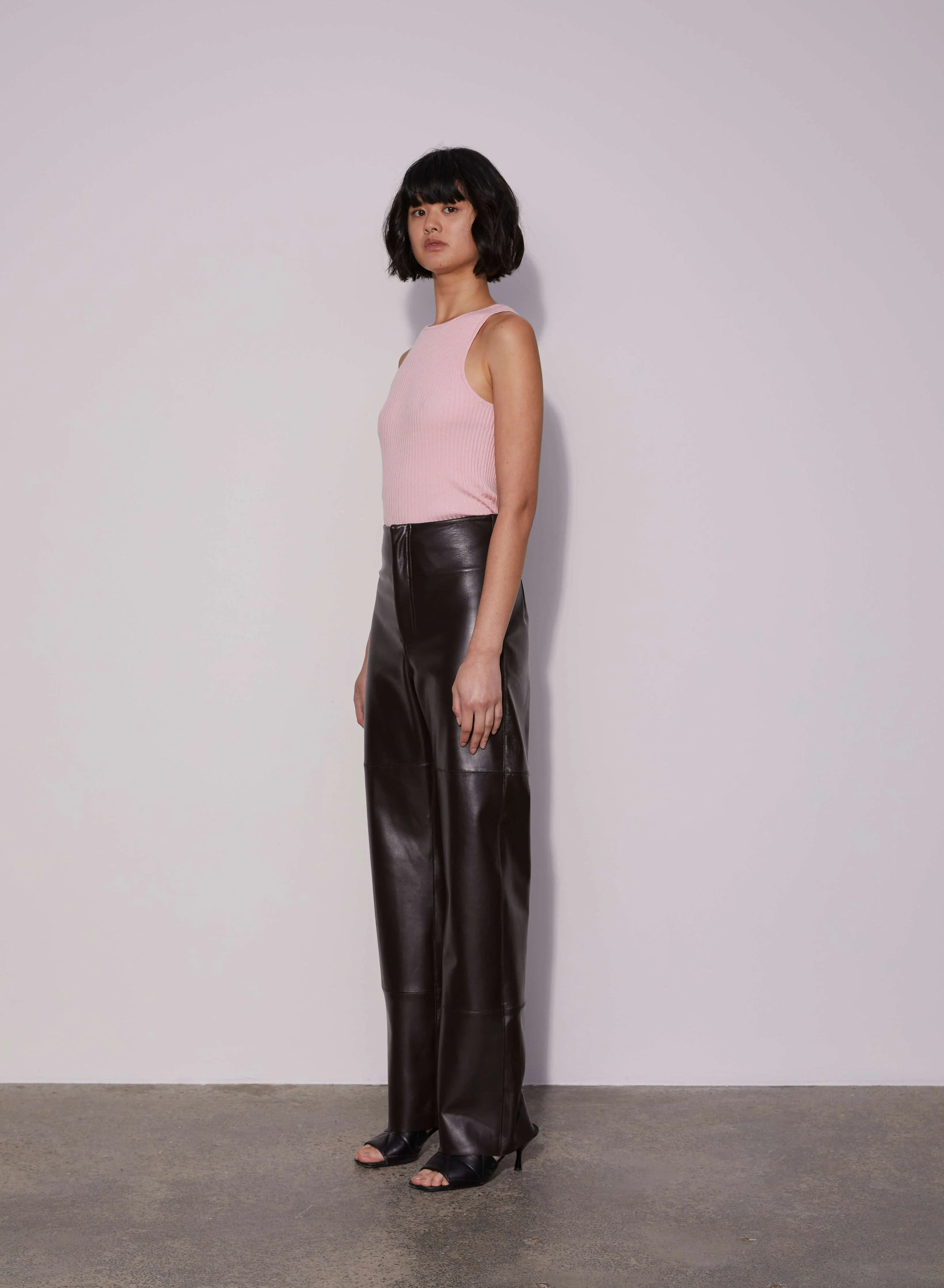 ALLY LEATHER TROUSERS