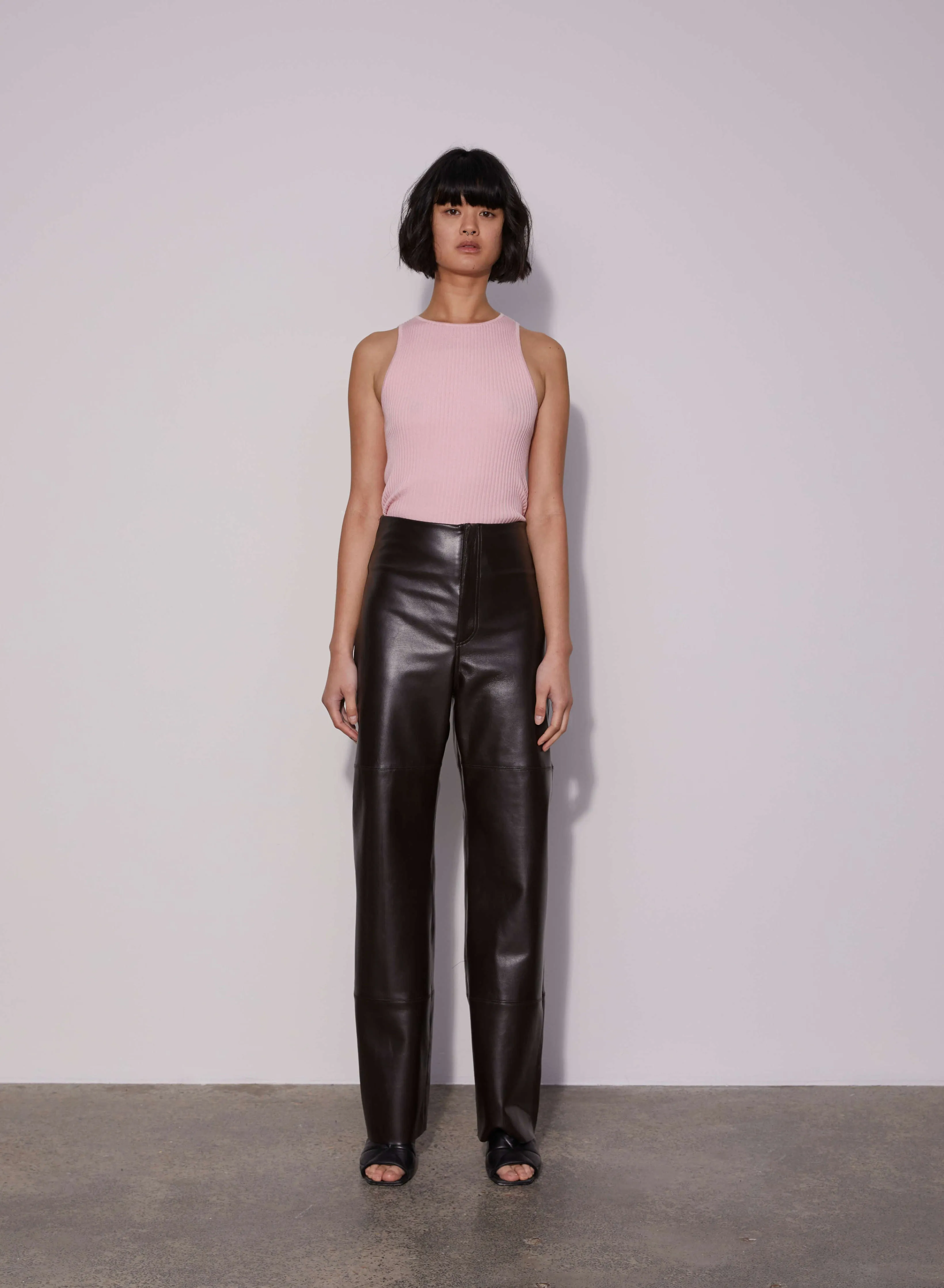 ALLY LEATHER TROUSERS