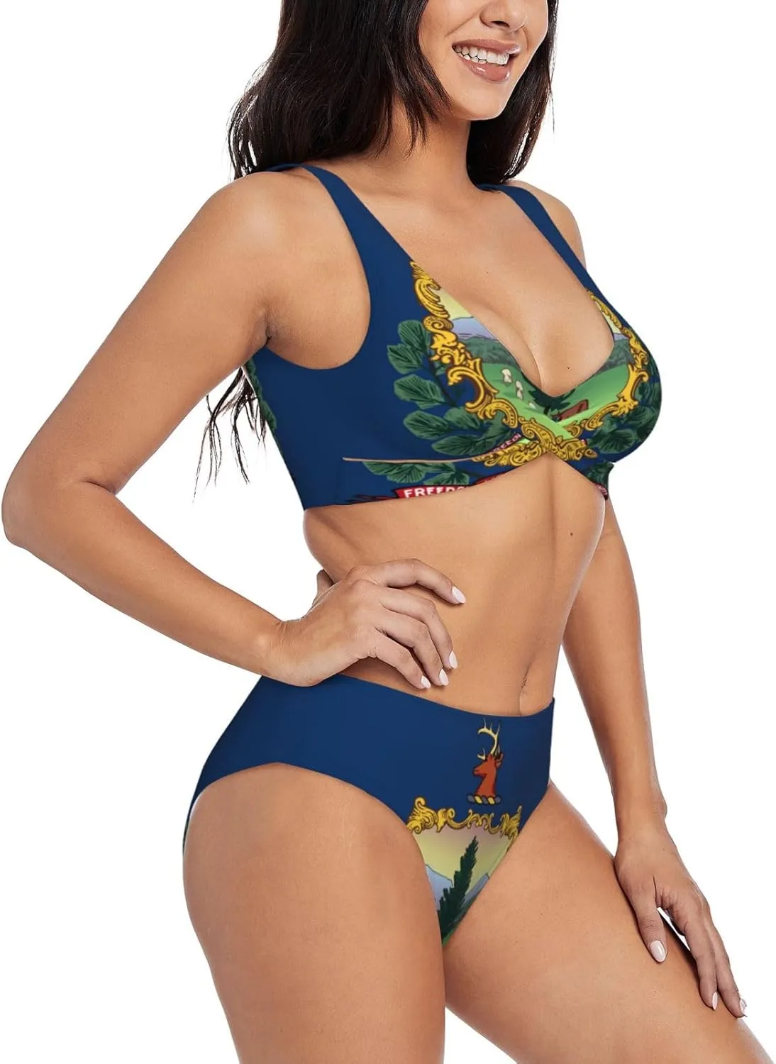 Arizona State Flag Bikini Sets Women Two Piece Bikini Swimsuit