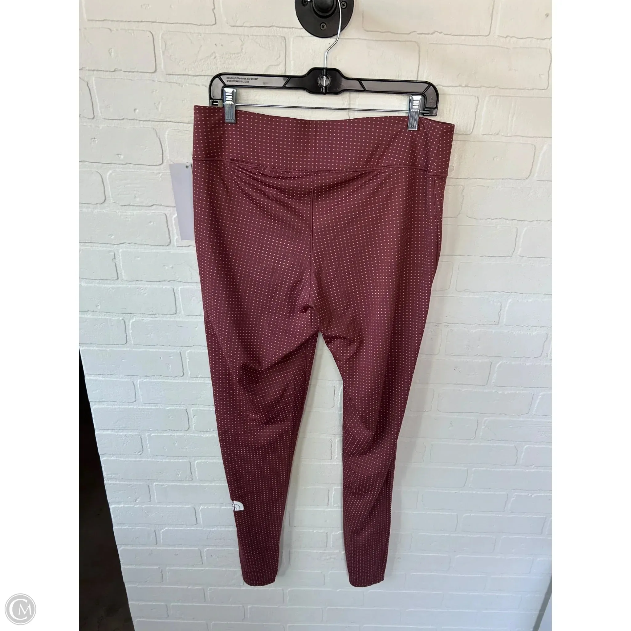 Athletic Leggings By The North Face In Brown & White, Size: 16
