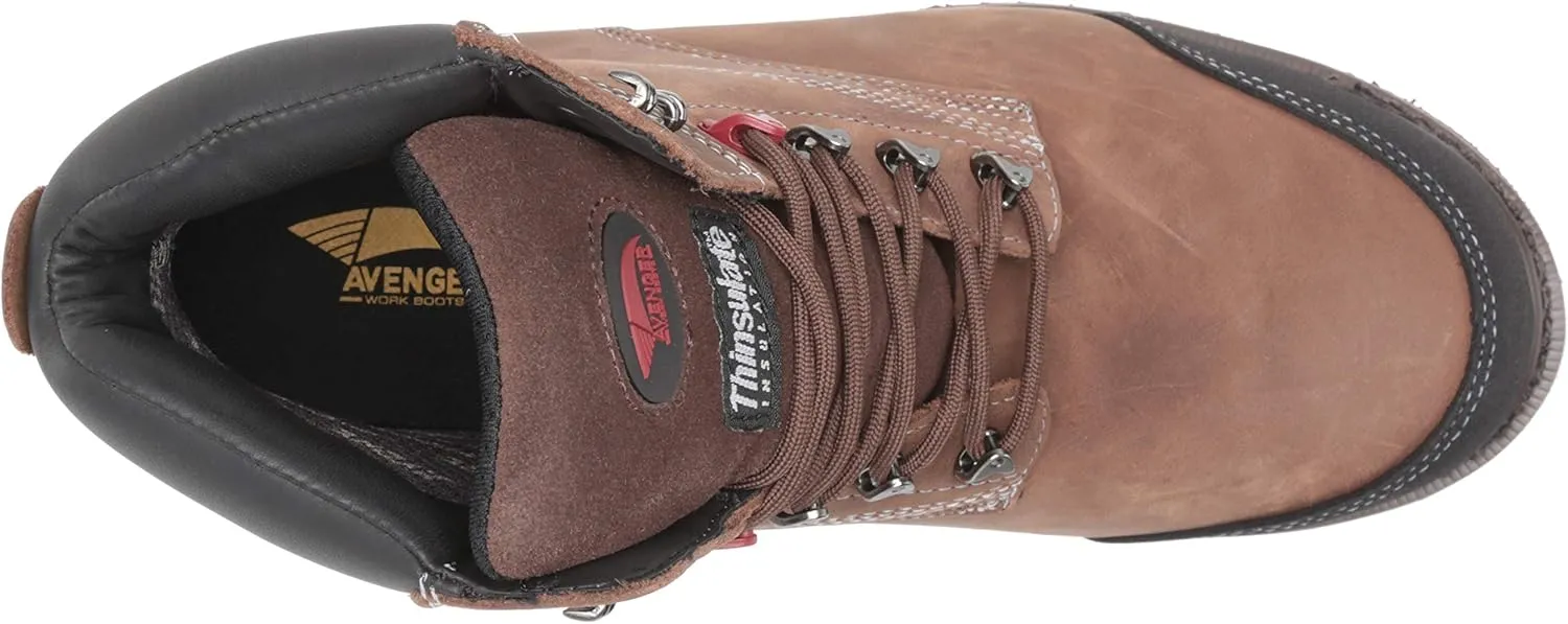 Avenger Work Boots Hammer A7334 Men's Comp Toe EH Waterproof Work Boots