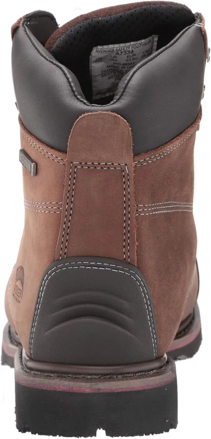 Avenger Work Boots Hammer A7334 Men's Comp Toe EH Waterproof Work Boots