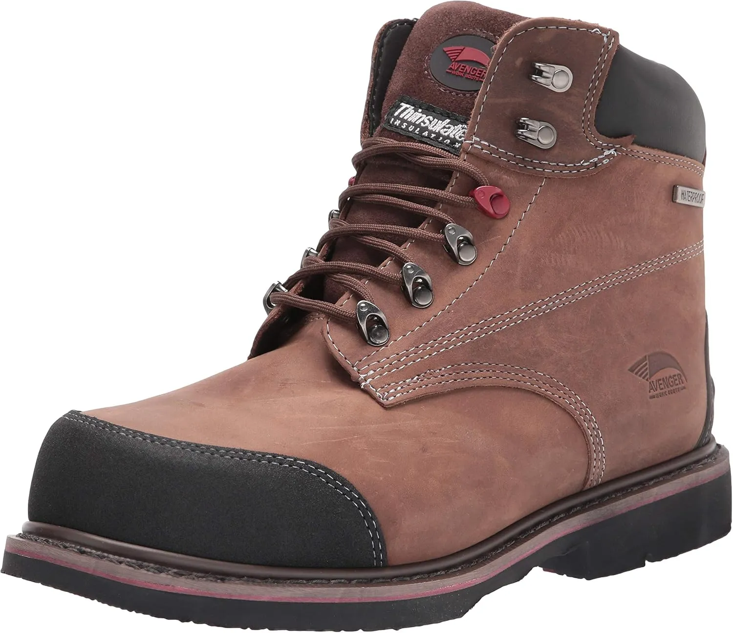 Avenger Work Boots Hammer A7334 Men's Comp Toe EH Waterproof Work Boots