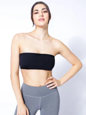 BANDEAU BRA, BLACK