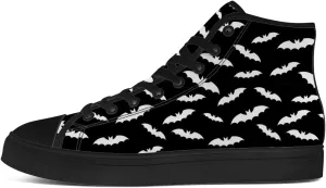 Bat Shoes High Top Canvas Sneakers Lace Up Casual Walking Shoes Gifts for Men Women