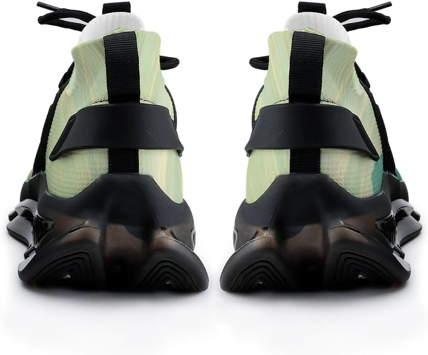 Beautiful Landscape of Mountain Layer Walking Shoes for Men Lightweight Tennis Fashion Elastic Sports Shoes Cushion Basketball Shoes