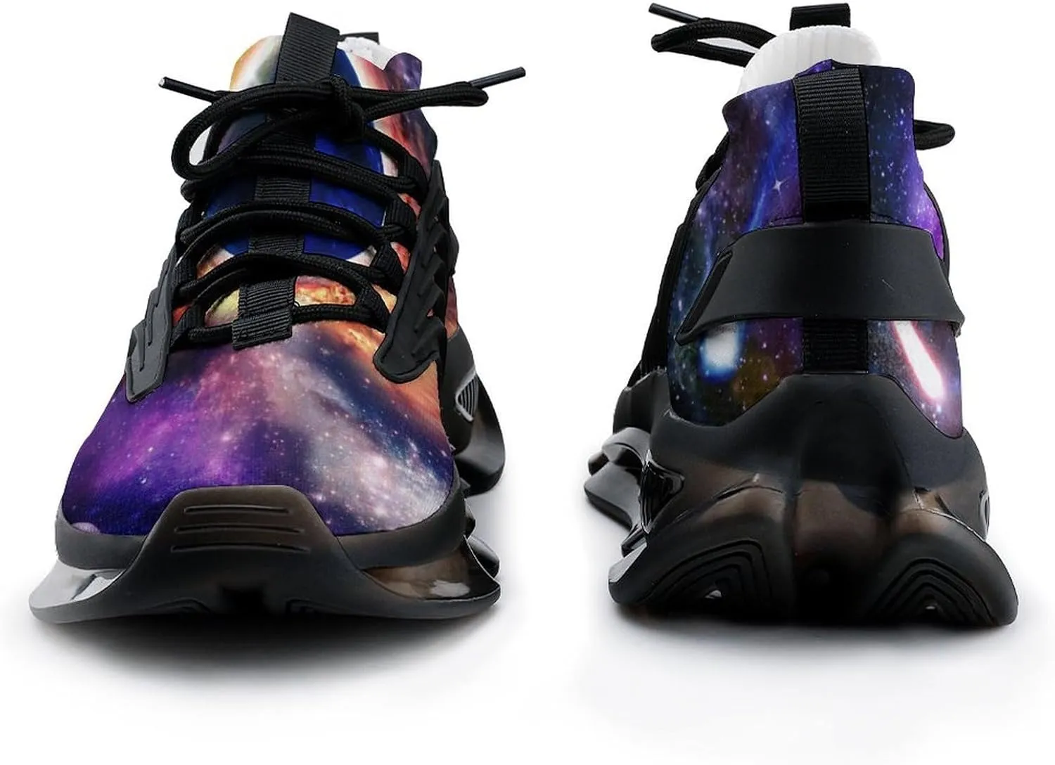 Big Bang Solar System Planet Walking Shoes for Men Lightweight Tennis Fashion Elastic Sports Shoes Cushion Basketball Shoes