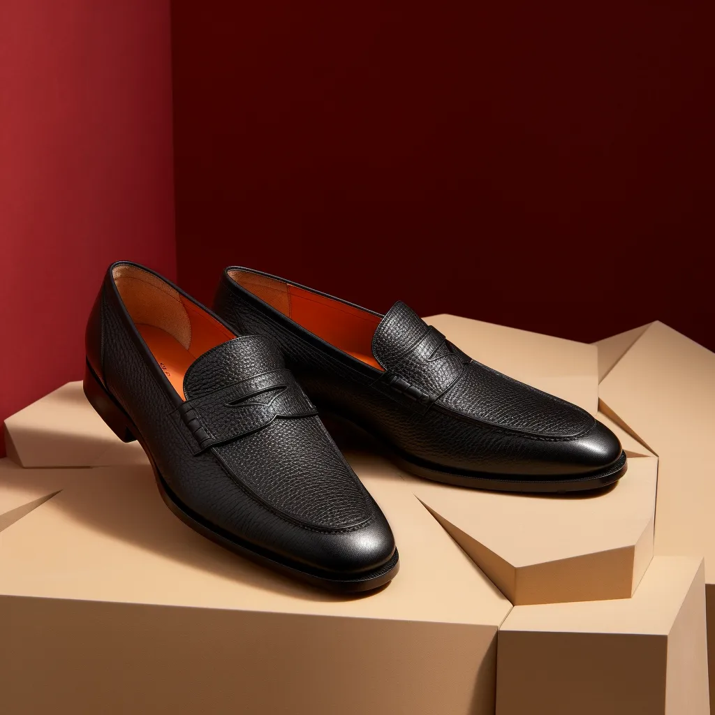 Black Dorian Penny Unlined Loafers - Comfort First Edition