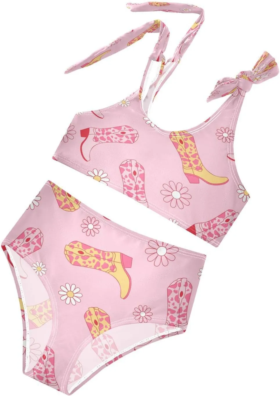 Boccsty Summer Girls Swimsuits Kids Bikini Sets 2 Pcs Bathing Suit for 3T-12T
