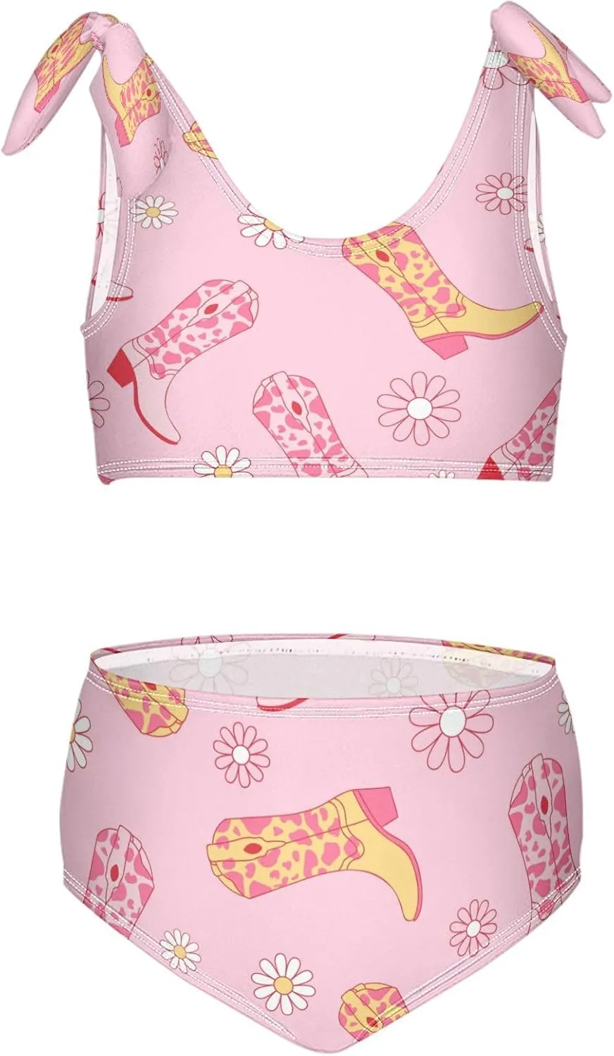 Boccsty Summer Girls Swimsuits Kids Bikini Sets 2 Pcs Bathing Suit for 3T-12T