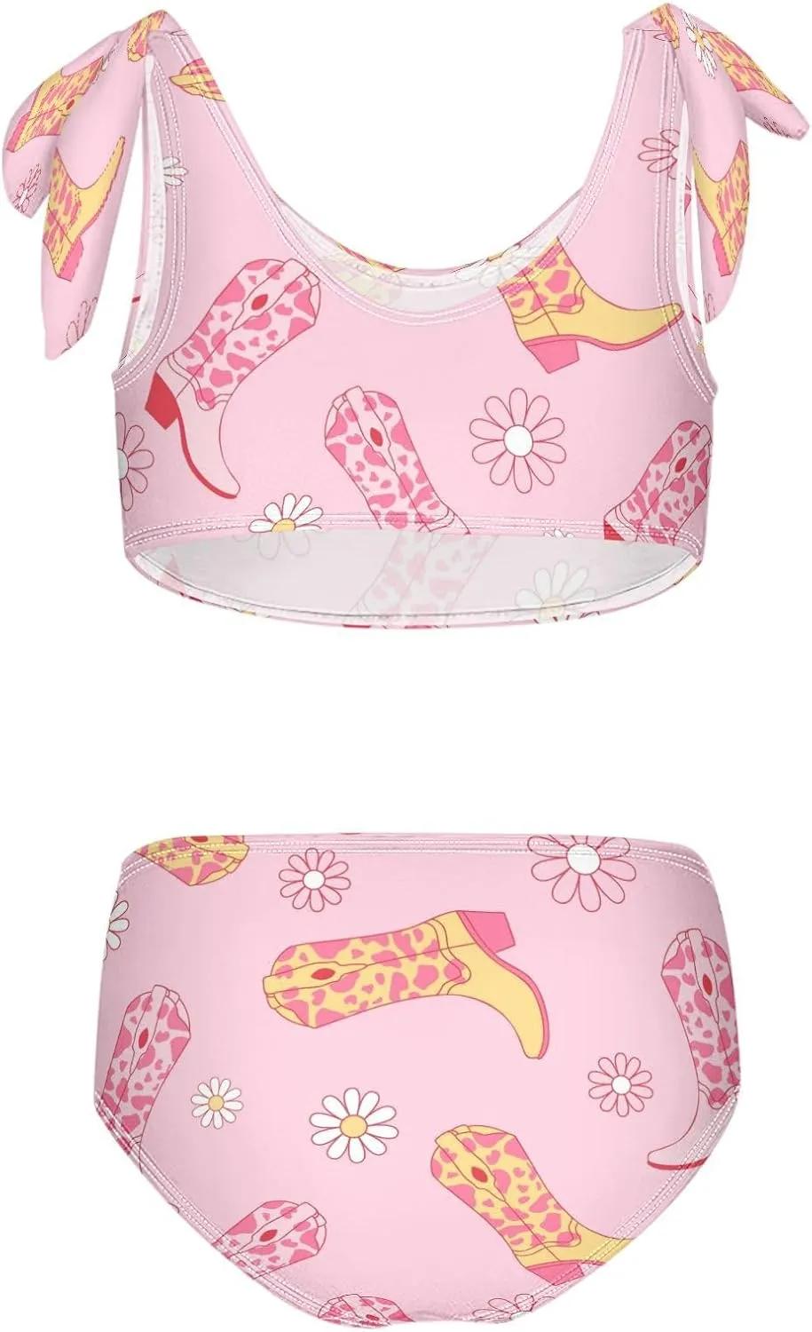 Boccsty Summer Girls Swimsuits Kids Bikini Sets 2 Pcs Bathing Suit for 3T-12T