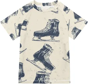 Boy Swimsuit Skate Shoe Retro Sport Sunscreen T-Shirts Swimwear Sets UPF 50 