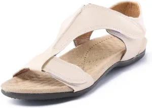 Cathalem Orthopedic Sandals for Women 2024 Womens Arch Support Flat Sandals Flat Arch Massage Casual Beach Sandals