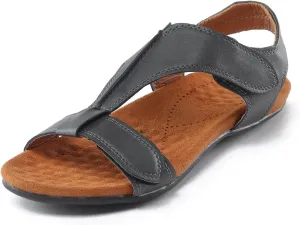 Cathalem Orthopedic Sandals for Women 2024 Womens Arch Support Flat Sandals Flat Arch Massage Casual Beach Sandals