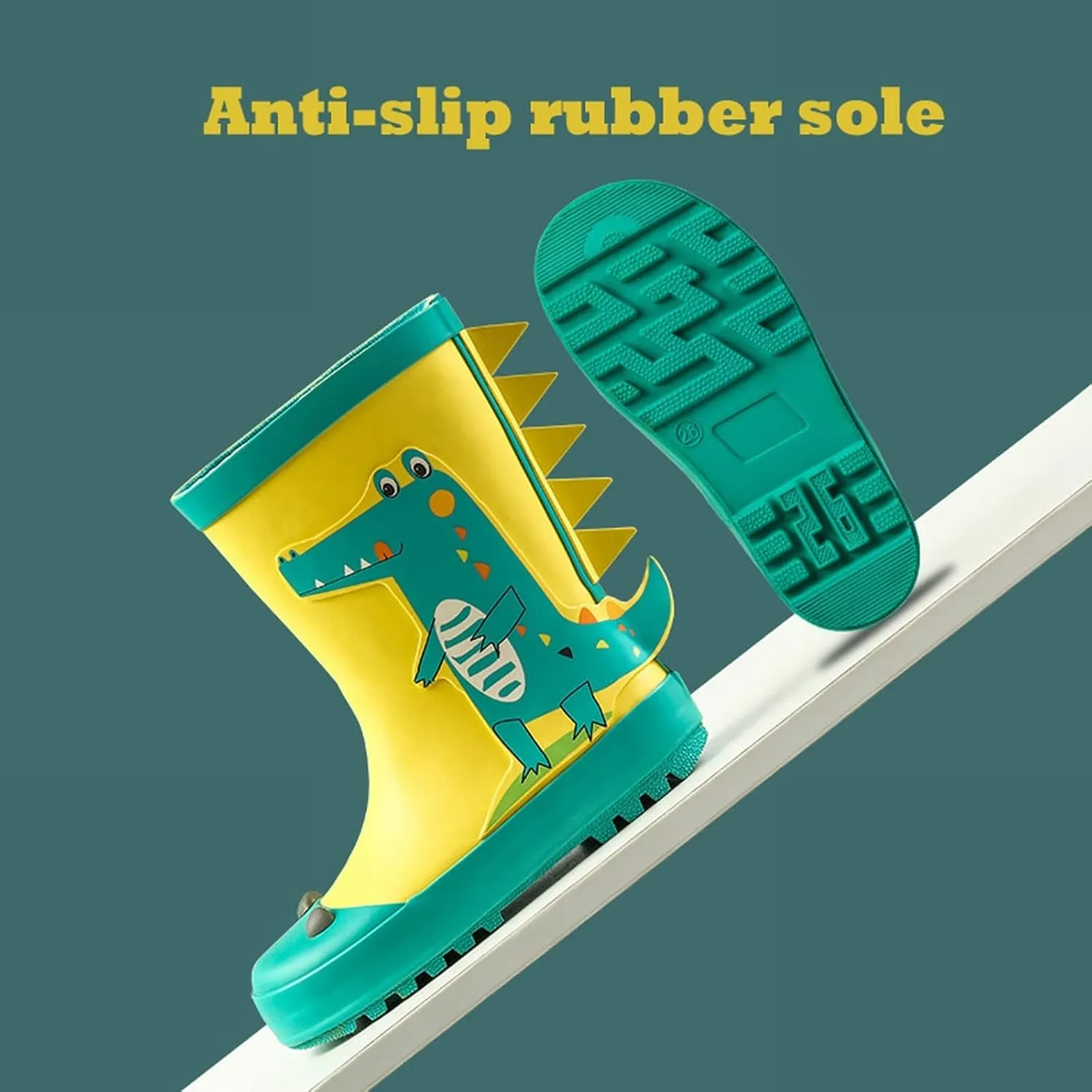 Children's Rain Shoes Boys and Girls Water Shoes Baby Rain Boots Water Boots in Large and Small Toddler Raincoat