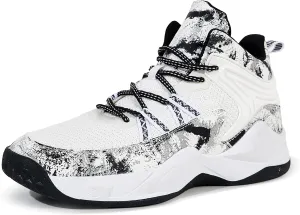 CJSPORX Men Women Basketball Shoes Breathable Non Slip Outdoor Fashion Sneakers