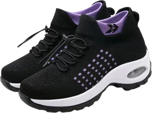Comfort Wear Orthowear Shoes for Women Men, Breathable Orthopedic Sneakers, Comfortwear Ortho Shoes, Women Plantar Fasciitis Shoe, Air Cushion Slip-On Orthopedic Diabetic Walking Sneaker Thick Bottom