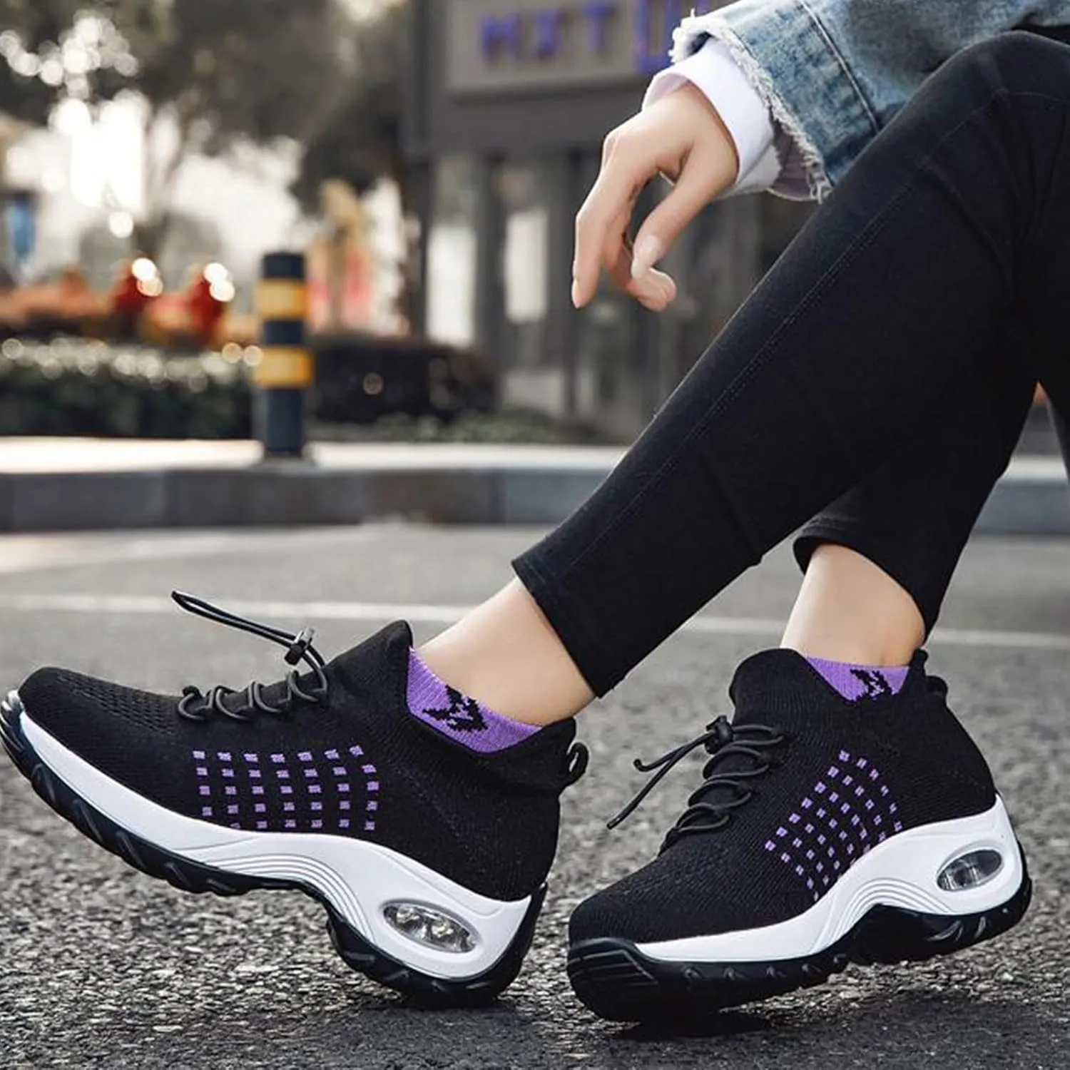 Comfort Wear Orthowear Shoes for Women Men, Breathable Orthopedic Sneakers, Comfortwear Ortho Shoes, Women Plantar Fasciitis Shoe, Air Cushion Slip-On Orthopedic Diabetic Walking Sneaker Thick Bottom
