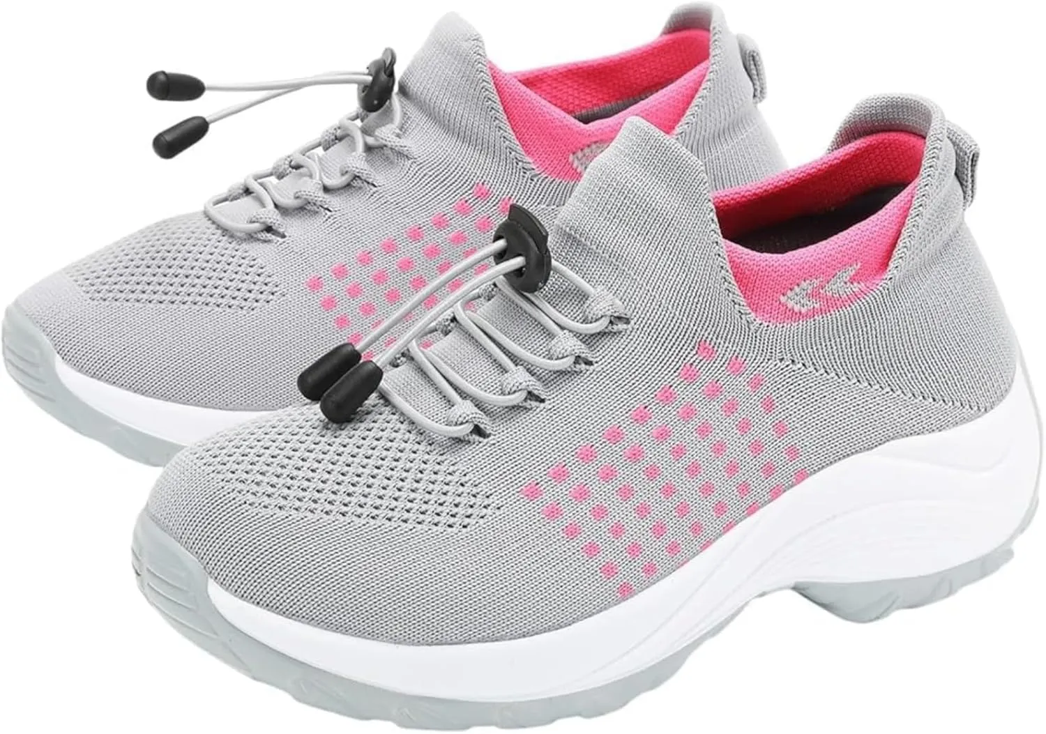 Comfort Wear Orthowear Shoes for Women,Orthopedic Walking Sock Sneakers Breathable Comfortable Plantar Fasciitis Mesh Non Slip-On Air Cushion Running Sneakers Comfort Athletic Shoe