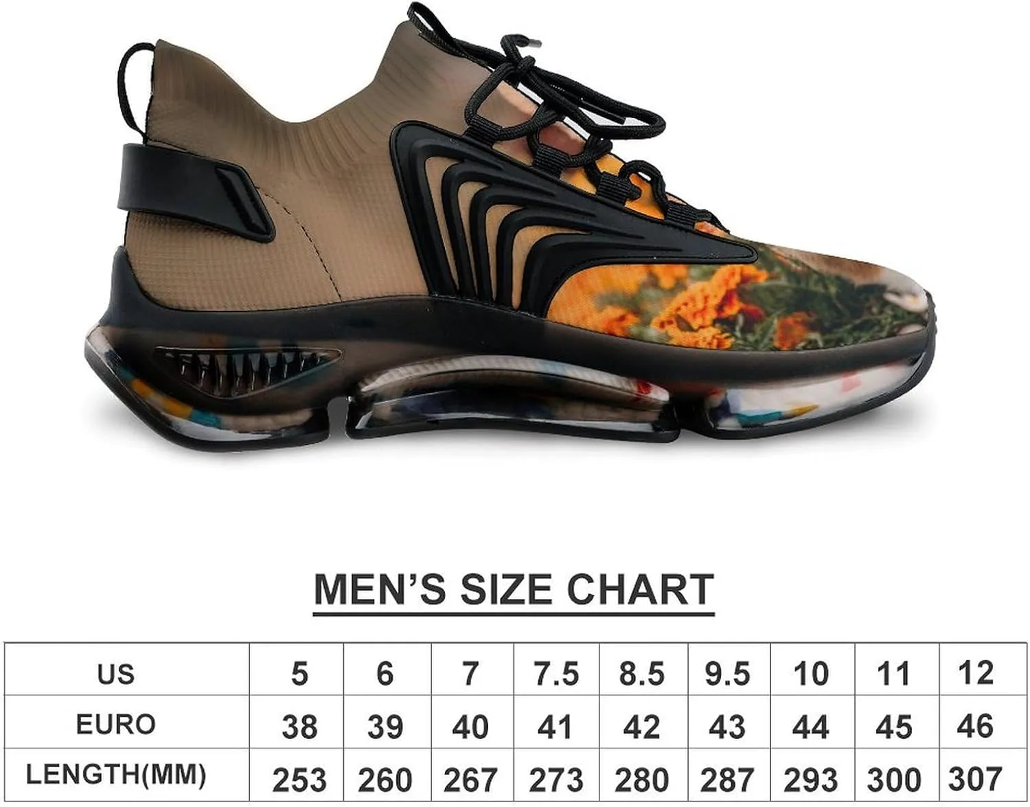 Corgi Pembroke Puppy Adventures Walking Shoes for Men Lightweight Tennis Fashion Elastic Sports Shoes Cushion Basketball Shoes