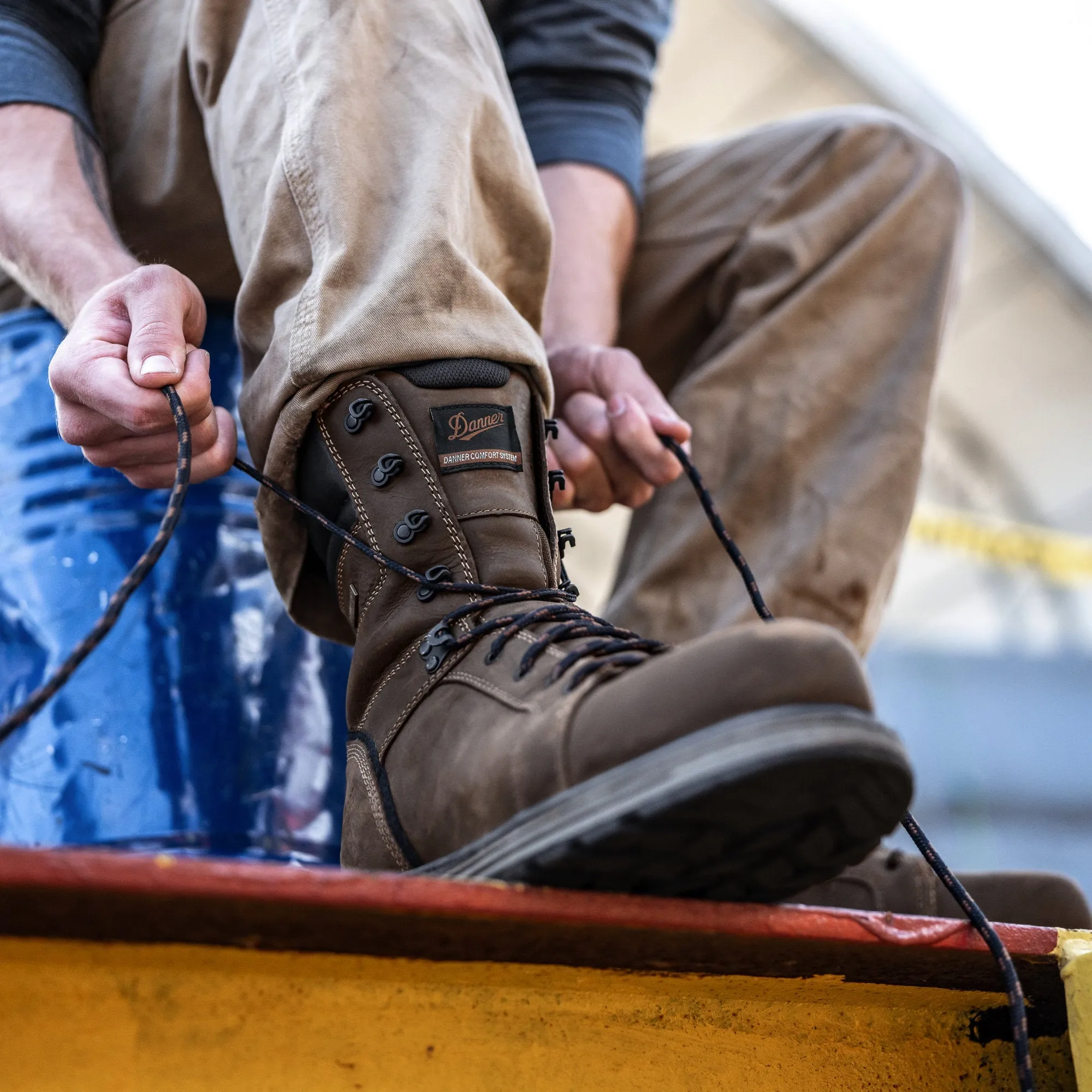 DANNER - Steel Yard 8" Brown ST Boot