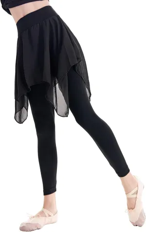 Daydance Modal Girls Kids Black Leggings Pants for Ballet, Dance, Gymnastic, Yoga, Daily Life