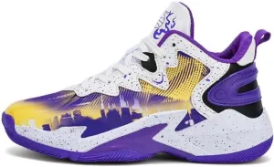 DHOVOR Men's Basketball Shoes Youth Anti Slip Fashion Sneakers Tennis Sport Shoes for Mens Outdoor Shoes