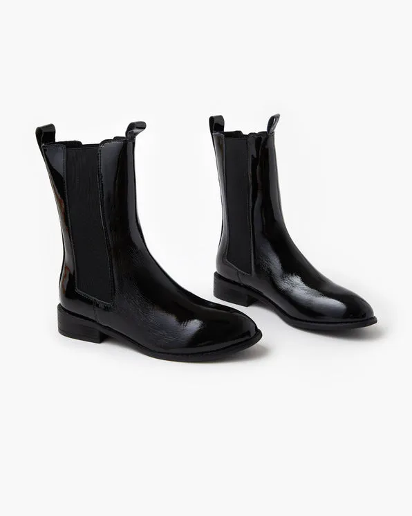 Dion Patent Boot BLACK
