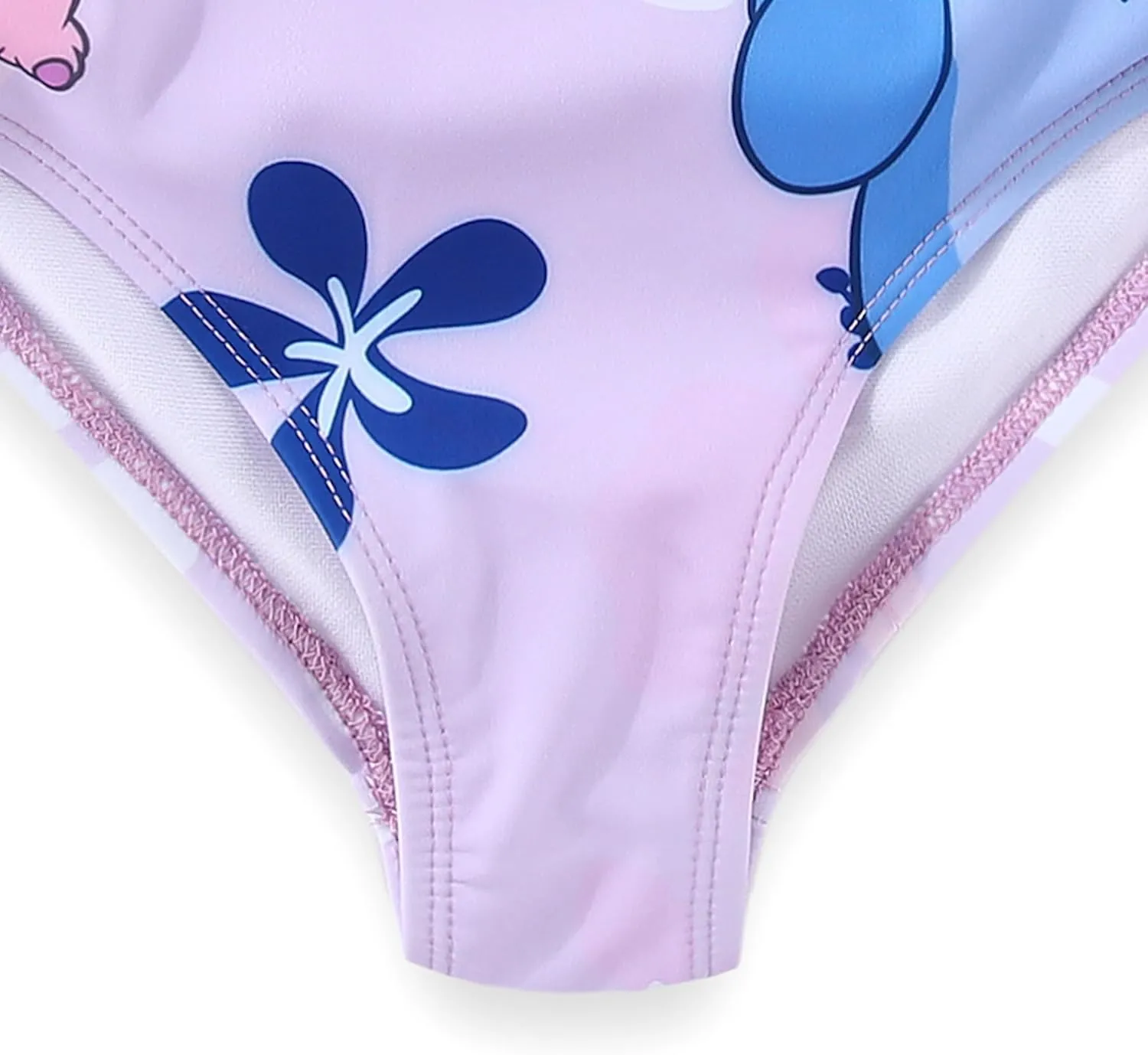 Disney Lilo & Stitch Girls Swimsuit UPF 50  One Piece Bathing Suit for Big Kids