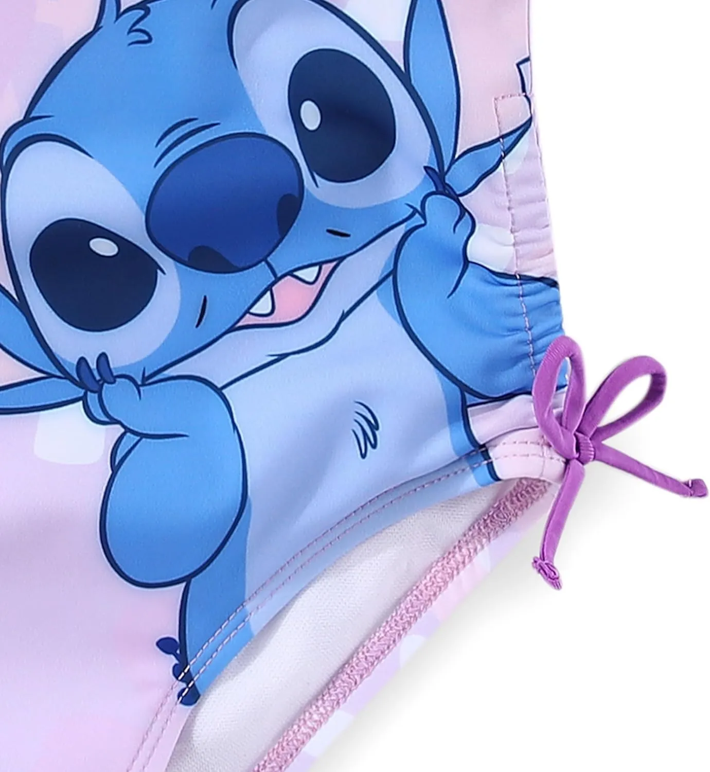 Disney Lilo & Stitch Girls Swimsuit UPF 50  One Piece Bathing Suit for Big Kids