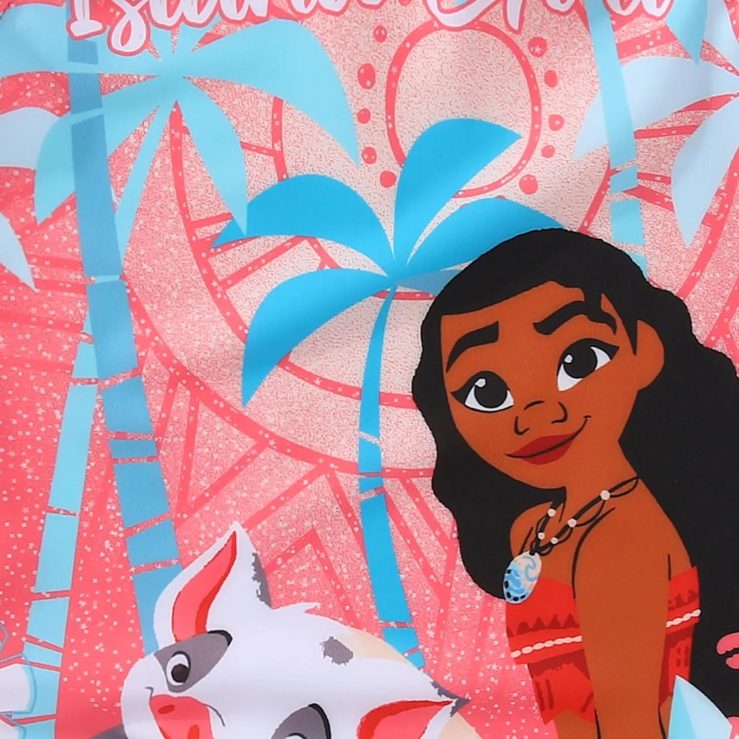 Disney Princess Moana Girls Swimsuit UPF 50  One Piece Bathing Suit for Toddler and Big Kids