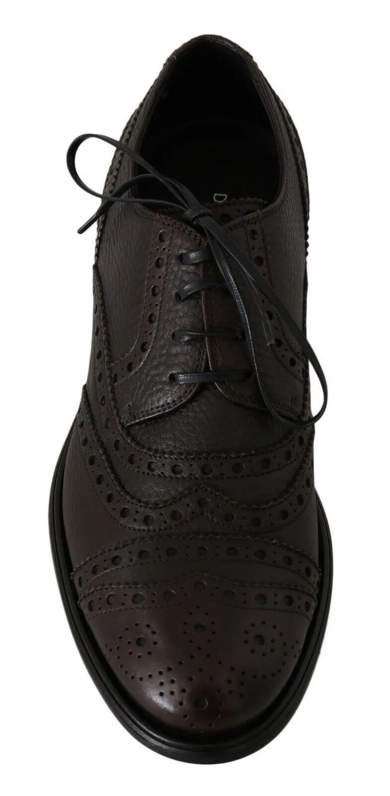 Dolce & Gabbana Elegant Wingtip Derby Dress Sko