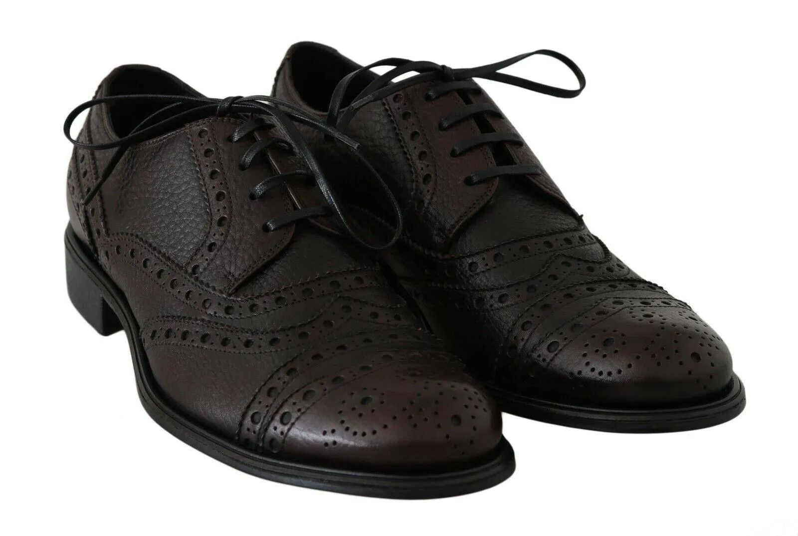 Dolce & Gabbana Elegant Wingtip Derby Dress Sko