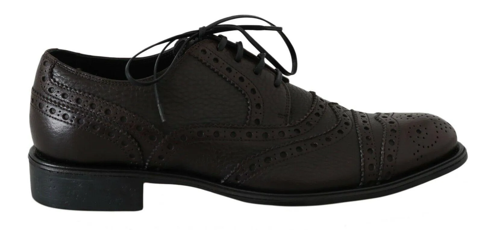 Dolce & Gabbana Elegant Wingtip Derby Dress Sko