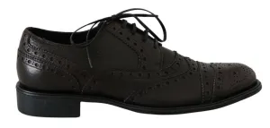 Dolce & Gabbana Elegant Wingtip Derby Dress Sko