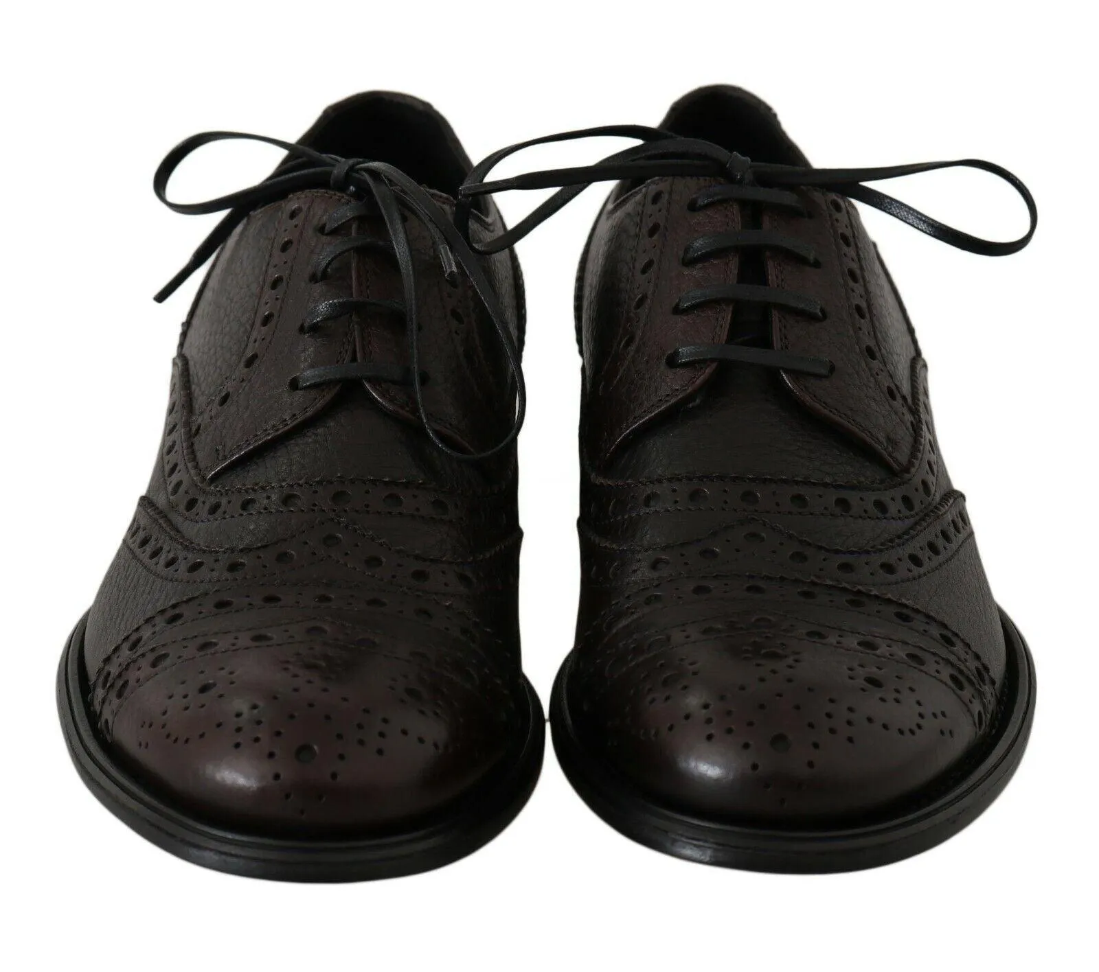 Dolce & Gabbana Elegant Wingtip Derby Dress Sko