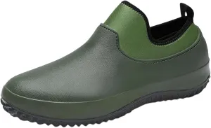 EVA Water Shoes Men's Non Slip Kitchen Work Shoes Low Top Comfortable Garden Rain Shoes for Daily Wear