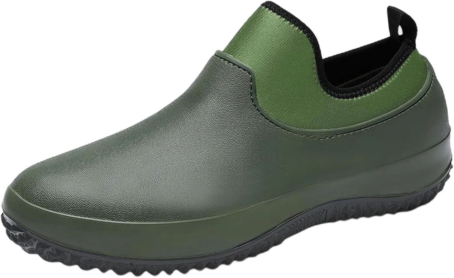 EVA Water Shoes Men's Non Slip Kitchen Work Shoes Low Top Comfortable Garden Rain Shoes for Daily Wear