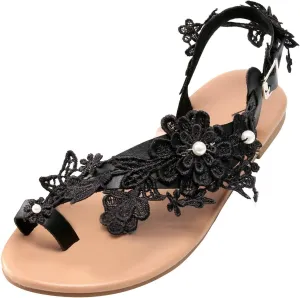 Flat Sandals Womens Flat Sandals Slip on Summer Orthopedic Sandals Women's Comfortable Walking Sandals