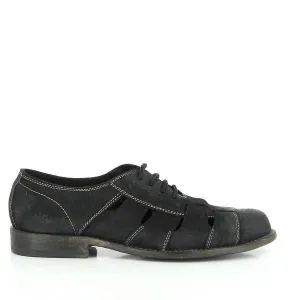 Forte AD1366 Black Lace-Up Shoes