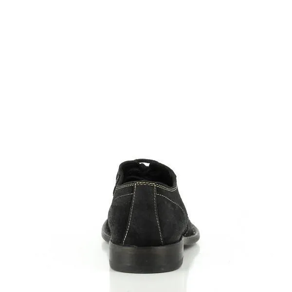 Forte AD1366 Black Lace-Up Shoes