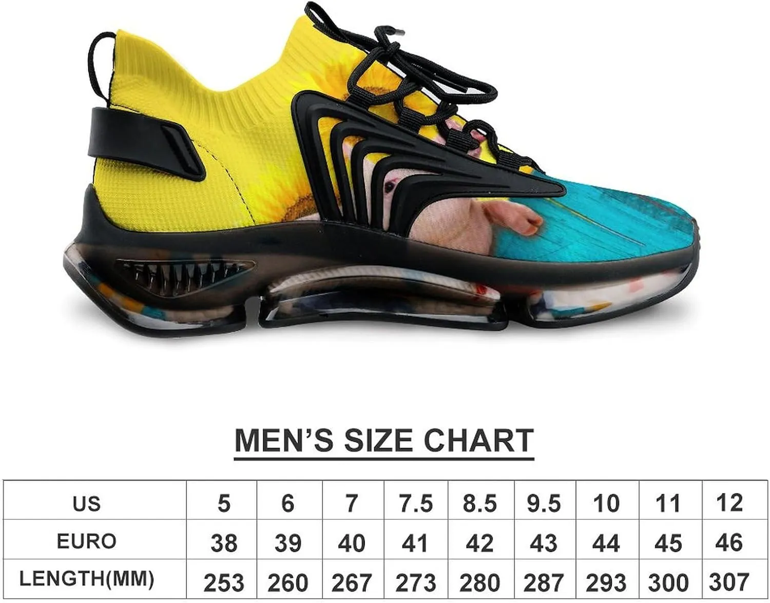 Funny Hanging on A Fence Walking Shoes for Men Lightweight Tennis Fashion Elastic Sports Shoes Cushion Basketball Shoes