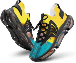 Funny Hanging on A Fence Walking Shoes for Men Lightweight Tennis Fashion Elastic Sports Shoes Cushion Basketball Shoes