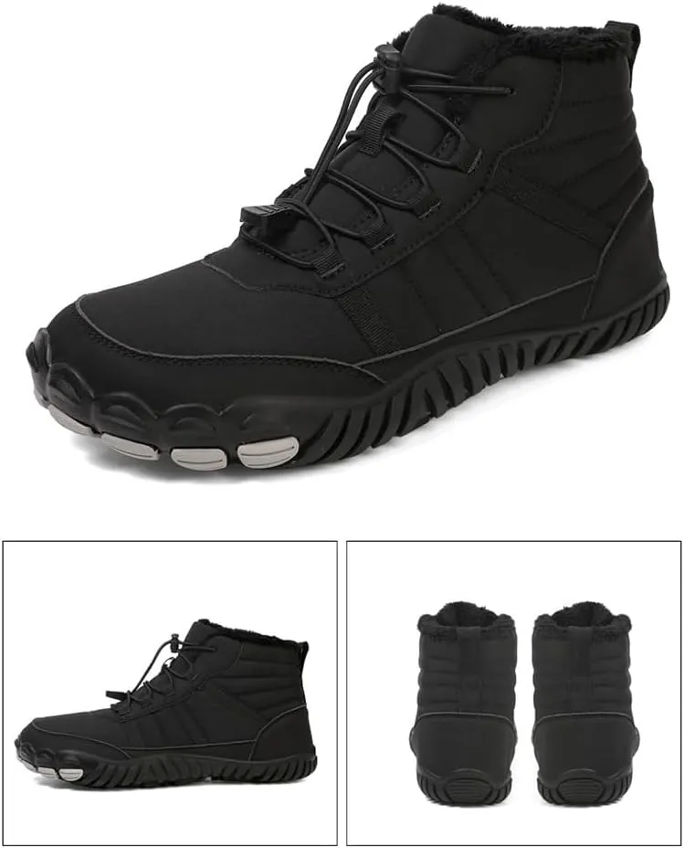 Giltpeak Waterproof Winter Barefoot Shoes, Hiking Boots Pro Non-Slip Waterproof Winter, Mens Womens Winter Barefoot