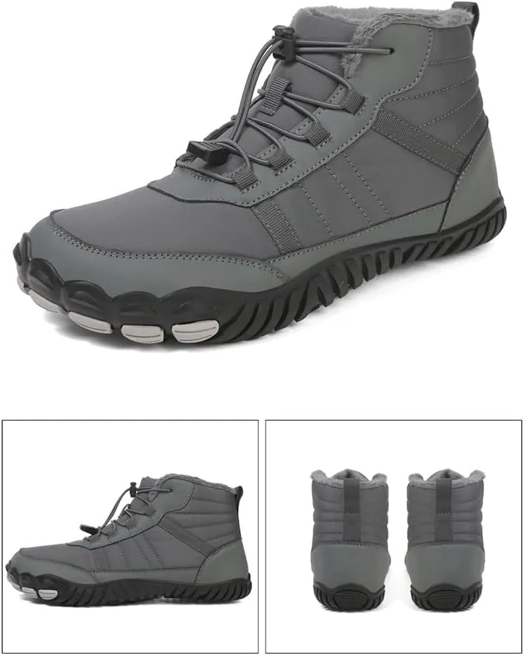 Giltpeak Waterproof Winter Barefoot Shoes, Hiking Boots Pro Non-Slip Waterproof Winter, Mens Womens Winter Barefoot
