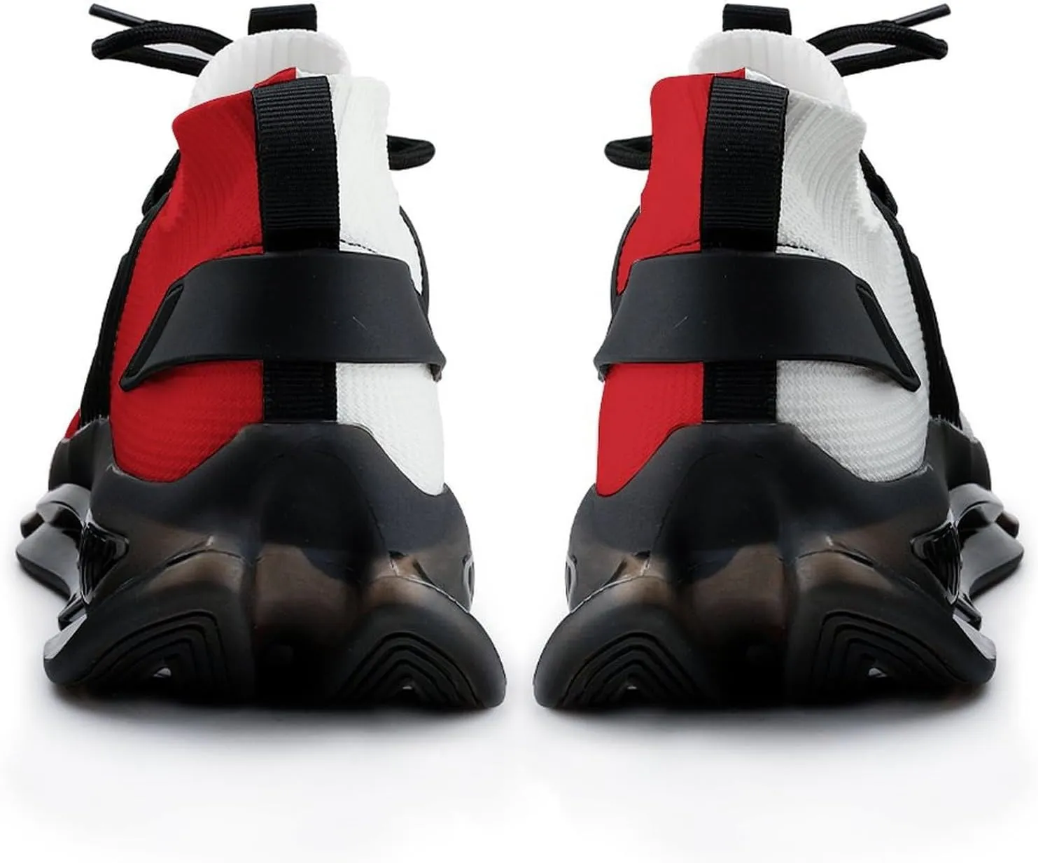 Grunge Mexico Flag Walking Shoes for Men Lightweight Tennis Fashion Elastic Sports Shoes Cushion Basketball Shoes