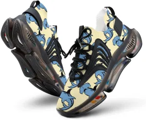 Hammerhead Shark Pattern Walking Shoes for Men Lightweight Tennis Fashion Elastic Sports Shoes Cushion Basketball Shoes