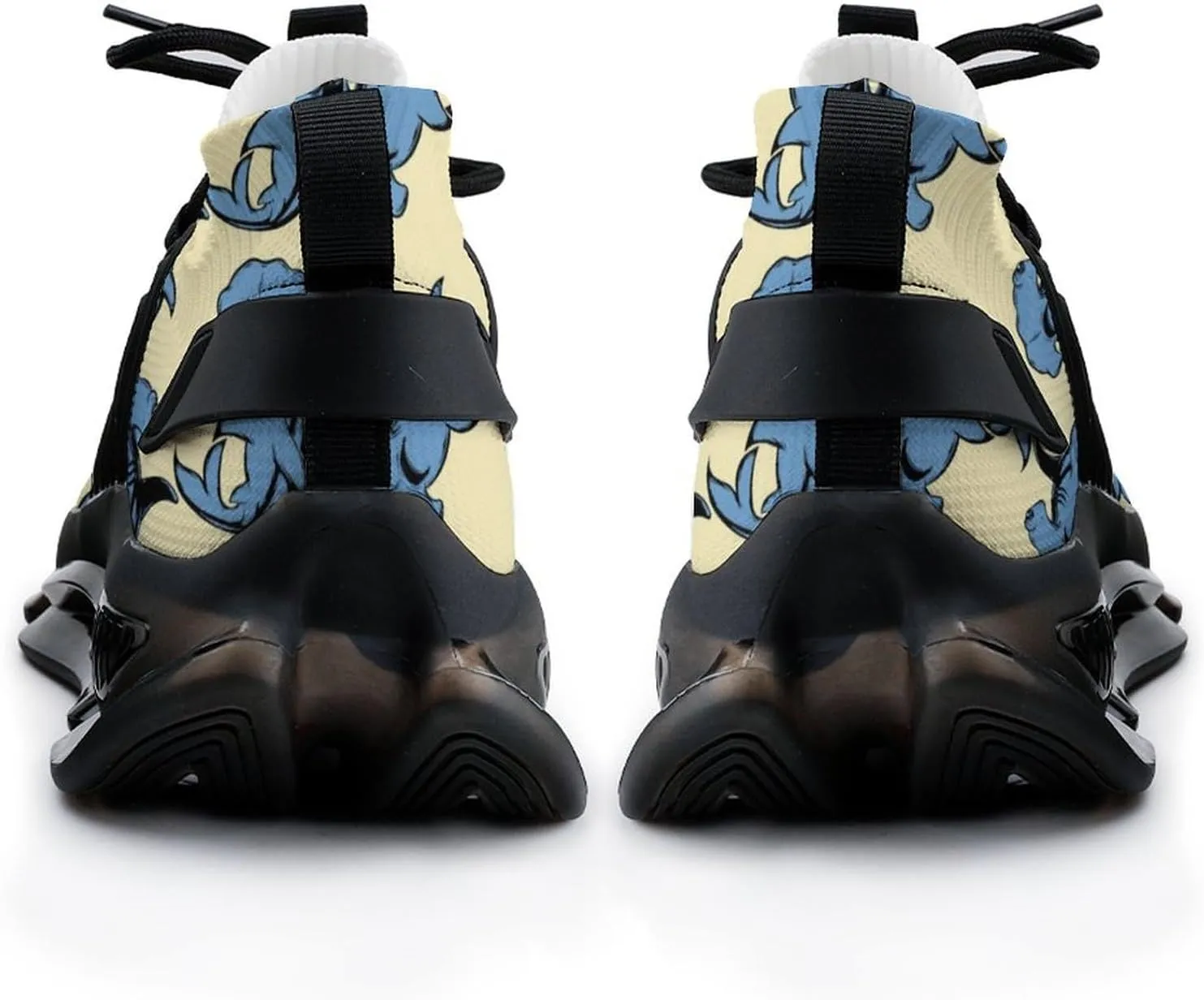 Hammerhead Shark Pattern Walking Shoes for Men Lightweight Tennis Fashion Elastic Sports Shoes Cushion Basketball Shoes